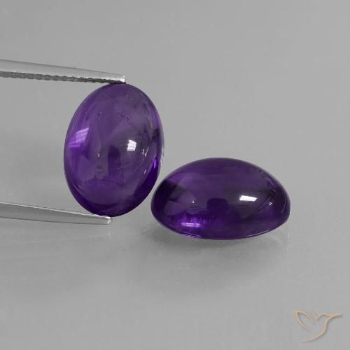 12.52ctw Natural Violeta médio Ametista, oval, Transparente