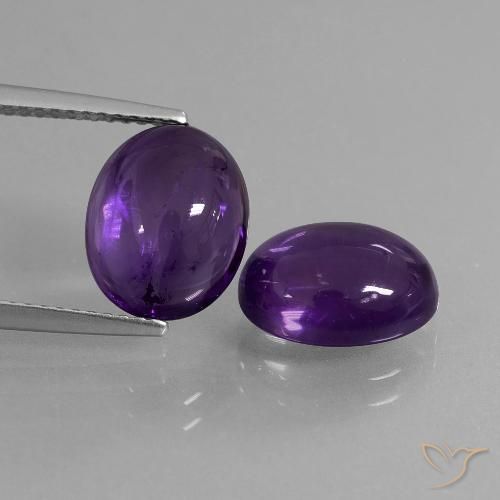 6.73ctw Natural Violeta Profundo Ametista, oval, Transparente