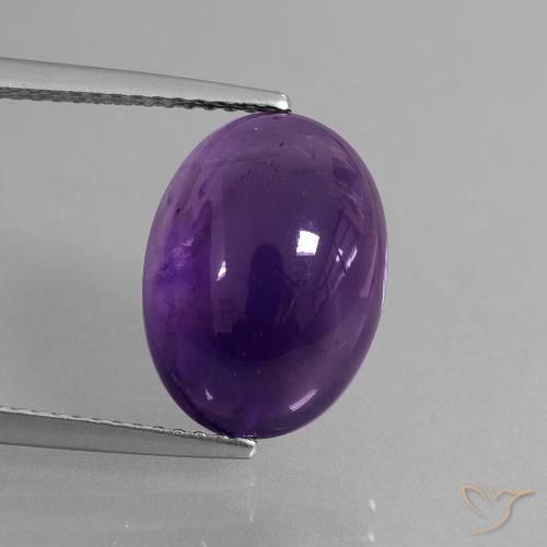 6.32ct Natural Violeta Profundo Ametista, oval, Transparente