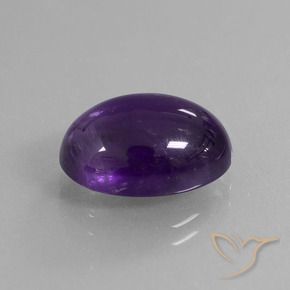 Ametista Violeta Profundo Natural 6.32ct, oval, Transparente