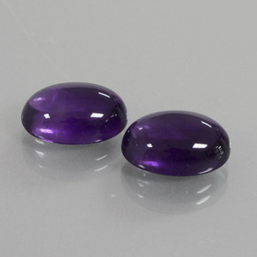 Pedras preciosas de ametista violeta natural de 12,84 ct, corte oval, transparente