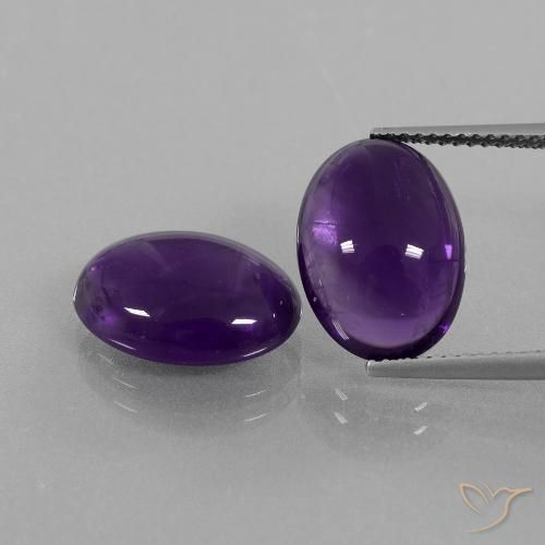10.34ctw Natural Violeta Profundo Ametista, oval, Transparente