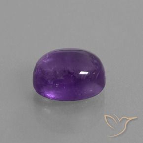 Ametista Violeta médio Natural 3.62ct, oval, Transparente