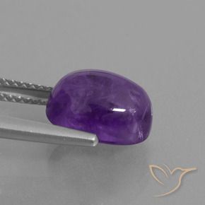 Ametista Violeta médio Natural 3.62ct, oval, Transparente