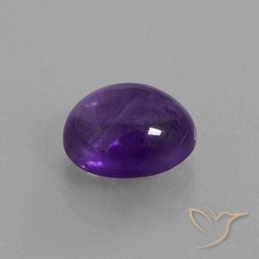 Ametista Violeta médio Natural 3.29ct, oval, Transparente