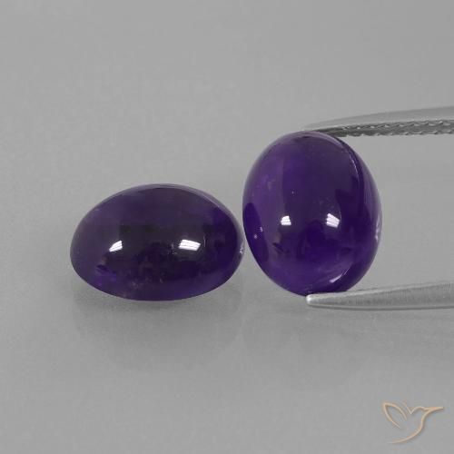 5.85ctw Natural Violeta Profundo Ametista, oval, Transparente