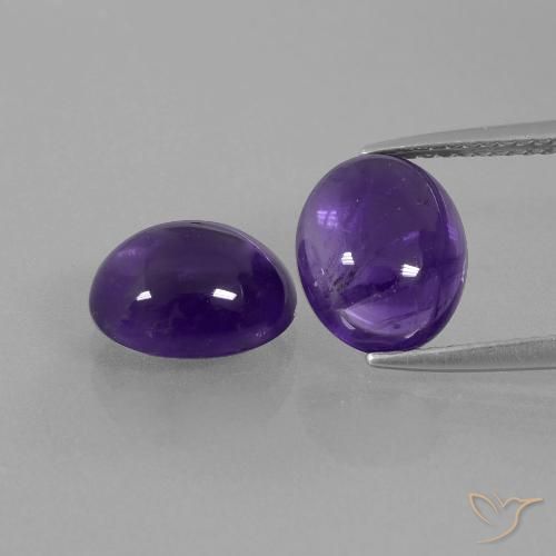 5.33ctw Natural Violeta Profundo Ametista, oval, Transparente