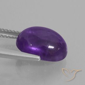 Ametista Violeta médio Natural 5.19ct, oval, Transparente