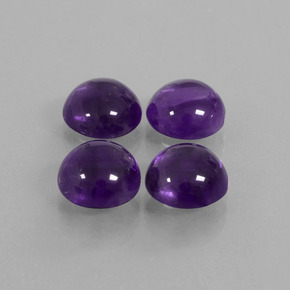 Pedras preciosas de Ametista Violeta médio natural de 10.71 ct, Corte Redondo, Transparente