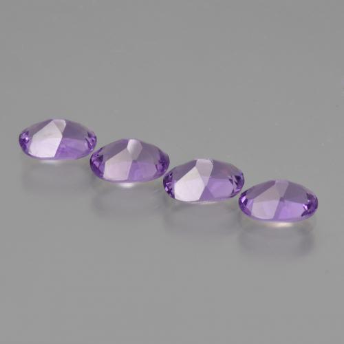 Pedras preciosas de Ametista Violeta Intenso natural de 2.75 ct, Corte Oval, VS