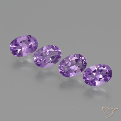 2.95ctw Natural Violeta Vívido Ametista, oval, VS