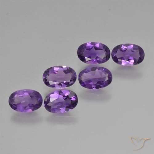 2.23ctw Natural Violeta Intenso Ametista, oval, VVS-VS