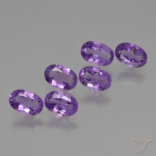 2.39ctw Natural Violeta médio Ametista, oval, VVS-VS