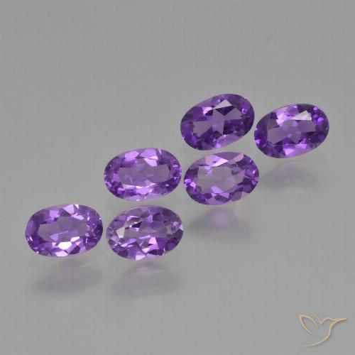 2.48ctw Natural Violeta Vívido Ametista, oval, VVS-VS