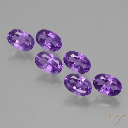 2.51ctw Natural Violeta Intenso Ametista, oval, VVS-VS