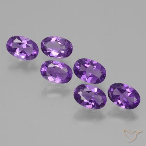2.36ctw Natural Violeta Vívido Ametista, oval, VVS-VS
