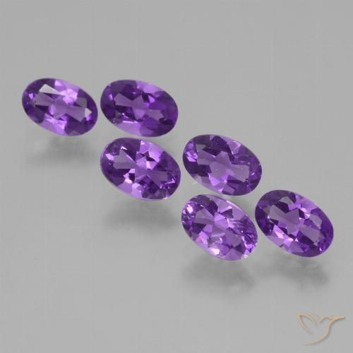 2.56ctw Natural Violeta Intenso Ametista, oval, VVS-VS
