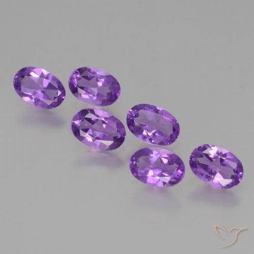 2.35ctw Natural Violeta Intenso Ametista, oval, VS