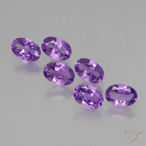 2.54ctw Natural Violeta Intenso Ametista, oval, VS
