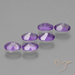 Pedras preciosas de Ametista Violeta Púrpura Médio natural de 2.52 ct, oval, VVS-VS