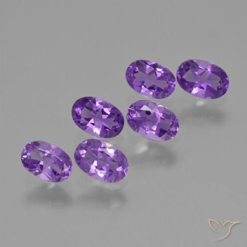 2.60ctw Natural Violeta médio Ametista, oval, VVS-VS