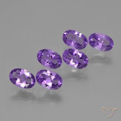 2.48ctw Natural Violeta médio Ametista, oval, VVS-VS