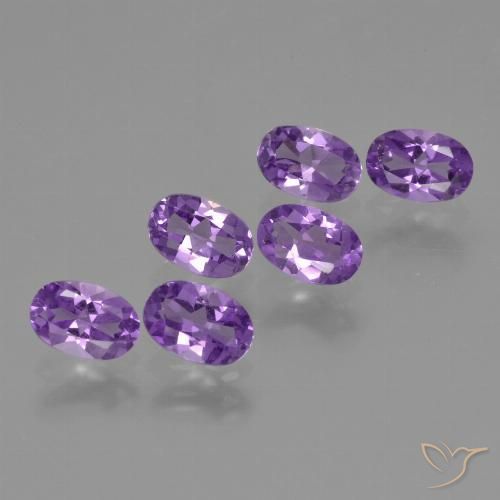 2.48ctw Natural Violeta Profundo Ametista, oval, VVS-VS