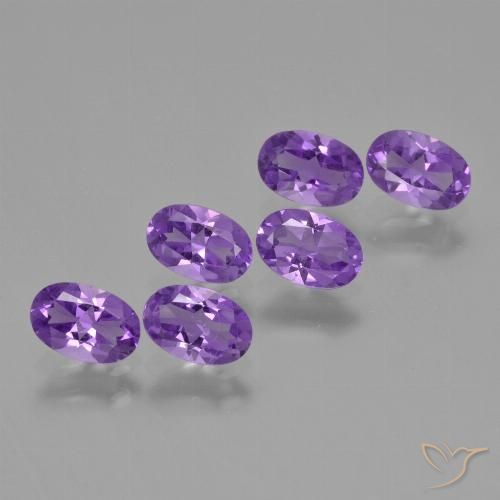 2.37ctw Natural Violeta Vívido Ametista, oval, VS