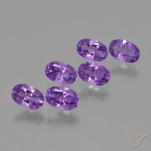 2.37ctw Natural Violeta médio Ametista, oval, VS
