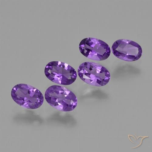 2.43ctw Natural Violeta Intenso Ametista, oval, VVS-VS