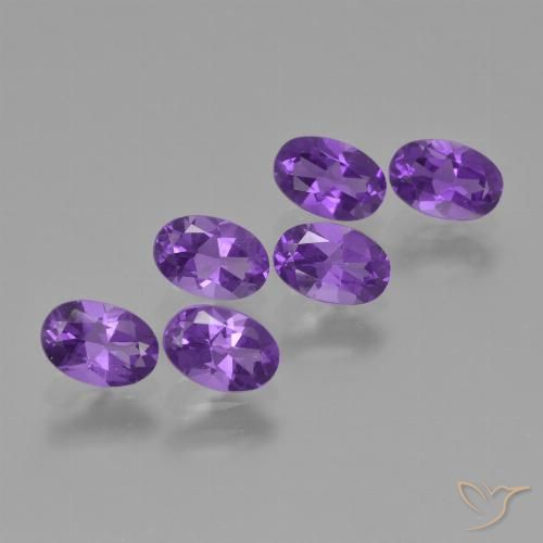 2.53ctw Natural Violeta médio Ametista, oval, VVS-VS