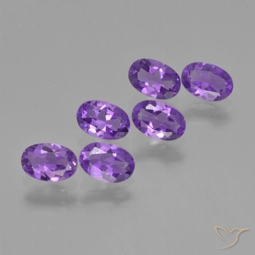 2.49ctw Natural Violeta Profundo Ametista, oval, VVS-VS