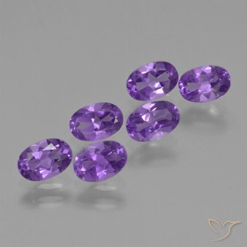 2.64ctw Natural Violeta médio Ametista, oval, VVS-VS