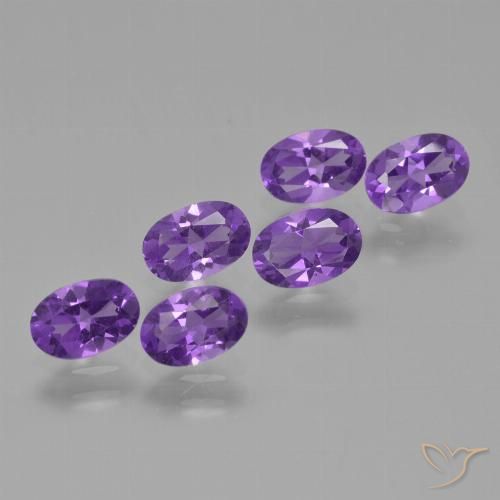2.46ctw Natural Violeta Profundo Ametista, oval, VVS-VS