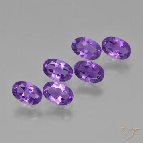 2.41ctw Natural Violeta Intenso Ametista, oval, VVS-VS