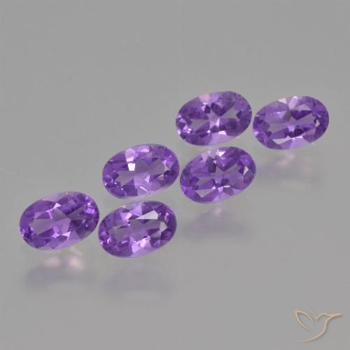 2.49ctw Natural Violeta médio Ametista, oval, VVS-VS