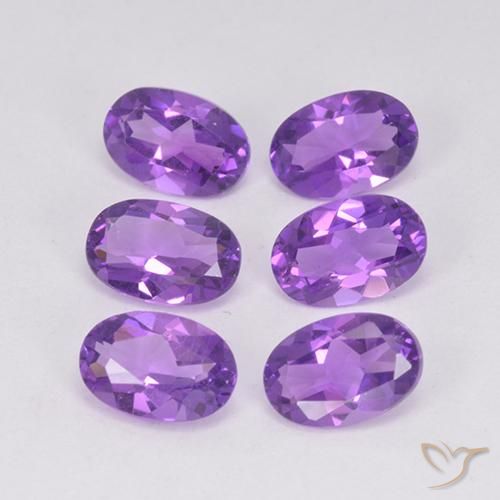 2.54ctw Natural Violeta Vívido Ametista, oval, VVS-VS