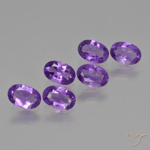 2.29ctw Natural Violeta médio-escuro Ametista, oval, VVS-VS