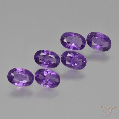 2.29ctw Natural Violeta Profundo Ametista, oval, VVS-VS