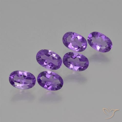 2.43ctw Natural Violeta Intenso Ametista, oval, VVS-VS