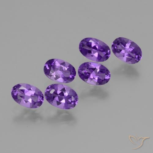 2.58ctw Natural Violeta Vívido Ametista, oval, VVS-VS