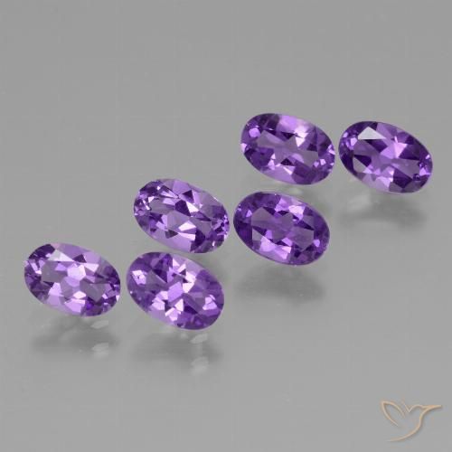 2.44ctw Natural Violeta Profundo Ametista, oval, VVS-VS