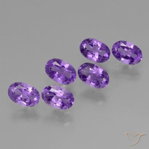 2.52ctw Natural Violeta médio Ametista, oval, VVS-VS