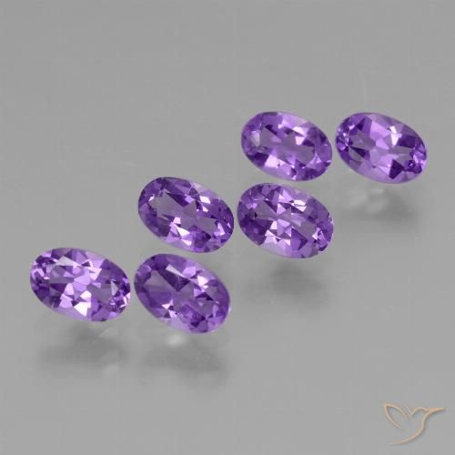 2.59ctw Natural Violeta Vívido Ametista, oval, VVS-VS