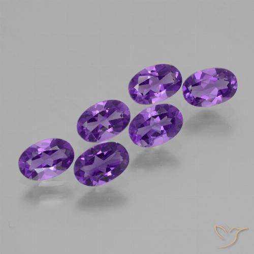 2.56ctw Natural Violeta médio Ametista, oval, VVS-VS