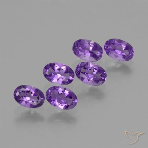 2.47ctw Natural Violeta Profundo Ametista, oval, VVS-VS
