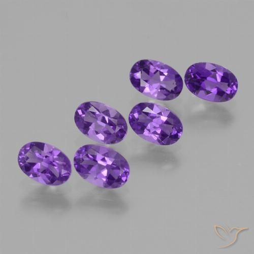 2.73ctw Natural Violeta Intenso Ametista, oval, VVS-VS