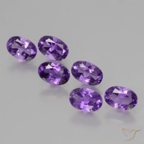 2.55ctw Natural Violeta Vívido Ametista, oval, VVS-VS