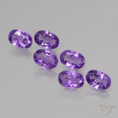 2.45ctw Natural Violeta Profundo Ametista, oval, VVS-VS