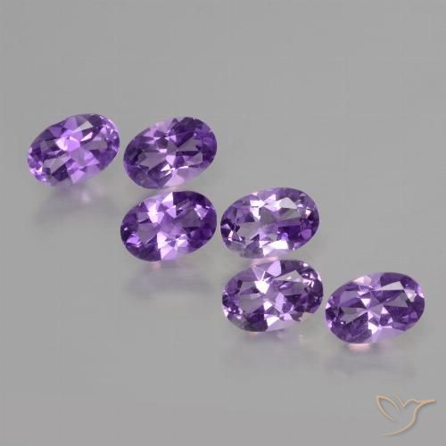 2.57ctw Natural Violeta médio Ametista, oval, VVS-VS